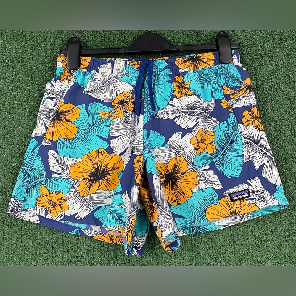 Patagonia Tropical Floral Hibiscus Print Baggies Shorts Women’s Size XS